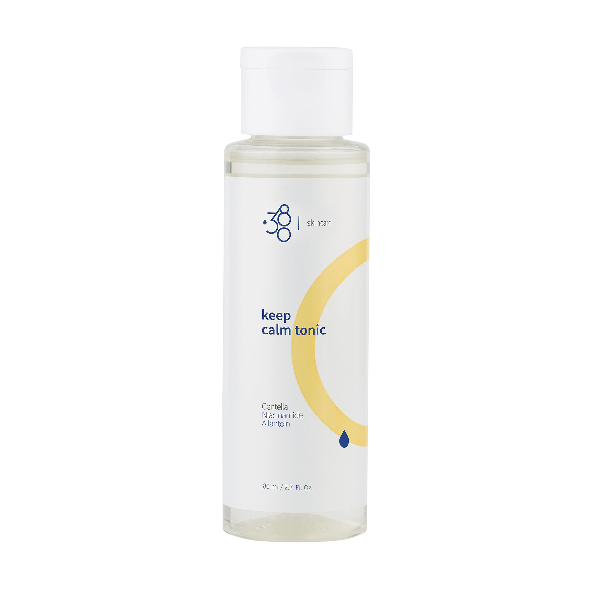 Заспокійливий тонік для обличчя 380 Skincare Keep Calm Tonic з центелою, 80 мл