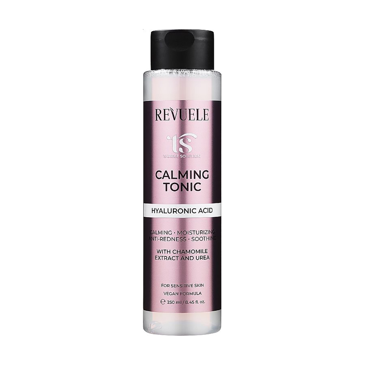 Заспокійливий тонік для обличчя Revuele Target Solution Calming Tonic Hyaluronic Acid, з гіалуроновою кислотою, 250 мл